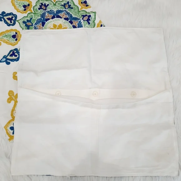 Pottery Barn Brea Emroidered Pillow (2) - Picture 7 of 7